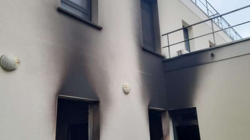 Image Paris Normandie De gros dégâts matériels dans un incendie des bureaux du Département, en centre-ville de Dieppe, dégâts foudre en France