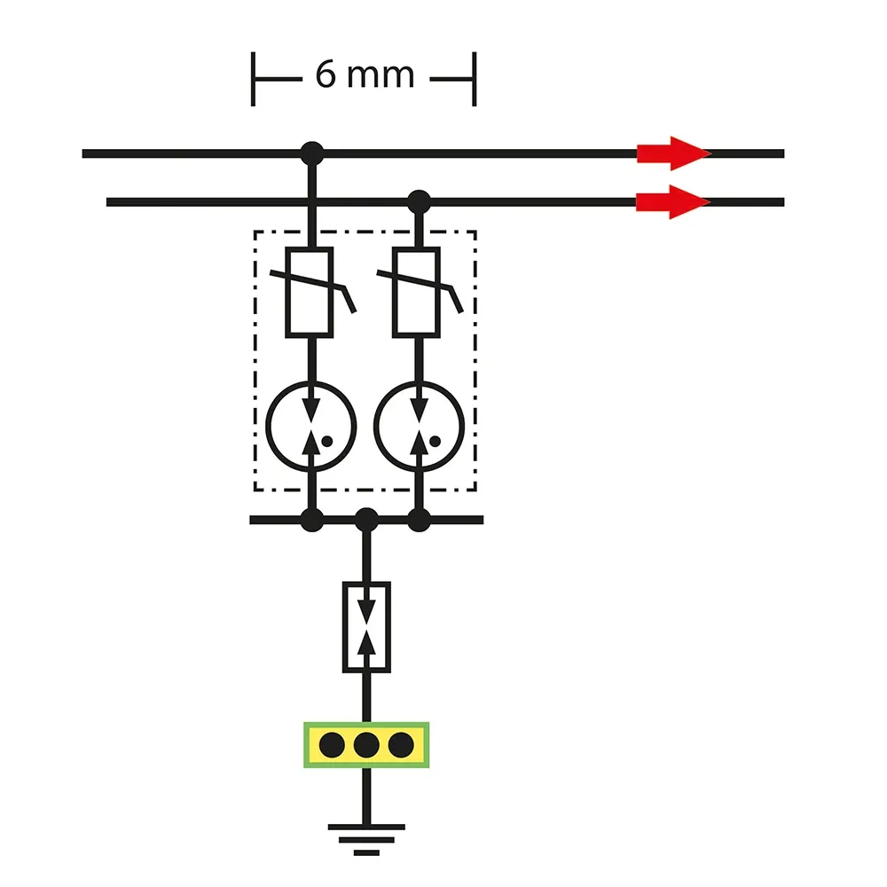 Wiring diagram BLITZDUCTORconnect by DEHN