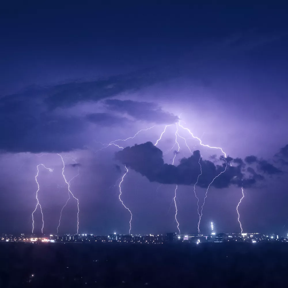 lightning city