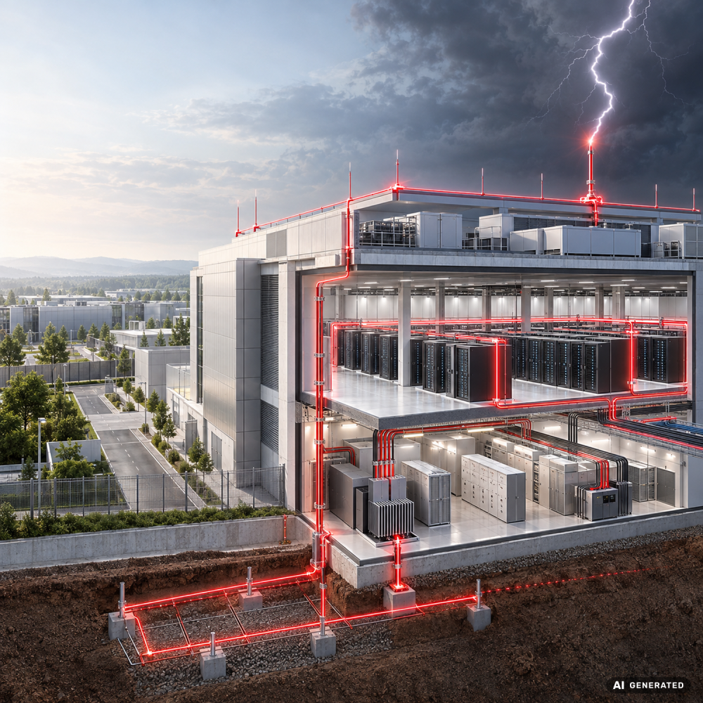 Datacenter reseaux électriques à protéger contre la foudre et les surtensions